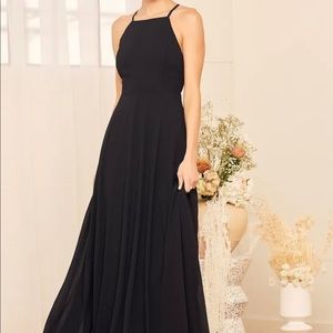 Lulus Mythical Kind of Love Black Maxi Dress